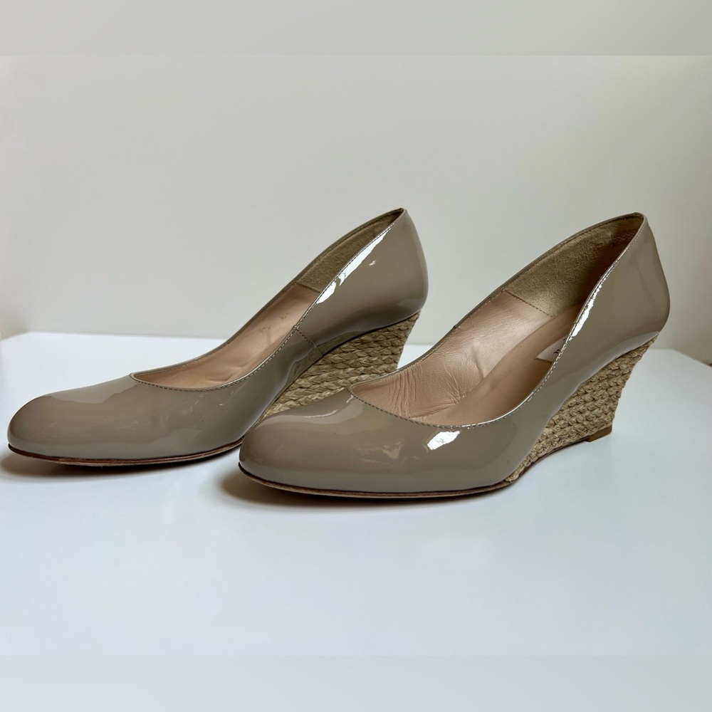 LK Bennett London Zella Clay Patent Wedge